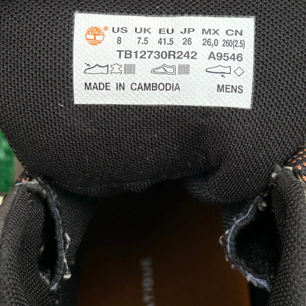 Timberland Mens Mt. Maddsen Waterproof Hiking Boots Brown Leather TB12730 Size 8